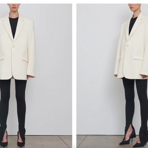 Wardrobe.NYC Single Breasted Oversized Blazer - Picture 2 of 9